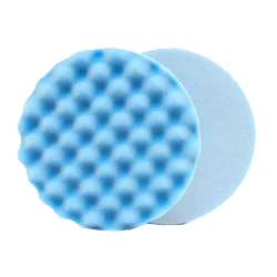 Полировальный круг Lake Country Waffle WP-94550 голубой финишный для мягких лаков 140 мм - 1