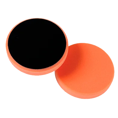 Полировальный круг поролоновый Lake Country Flat 76-2455-130MM оранжевый средне режущий 140 мм - 1