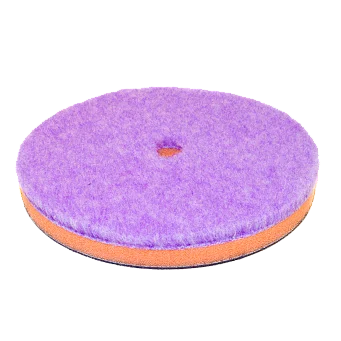 Шерстяной круг полировальный Lake Country Hybrid HD-2600 WH гибридный мех 155 мм - 1