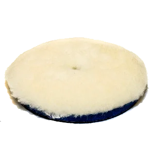 Шерстяной круг полировальный Lake Country LL-92525 на поролоне режущий 140 мм - 1