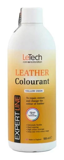 Краска для кожи LeTech Expert Line Leather Colourant Yellow Oxide 3LC500EL09 500 мл - 1
