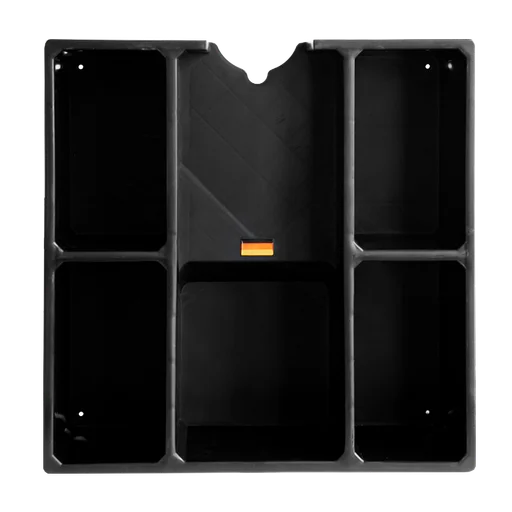 Держатель для полировальных машинок настенный с полками AuTech AU-L010 черный - 1