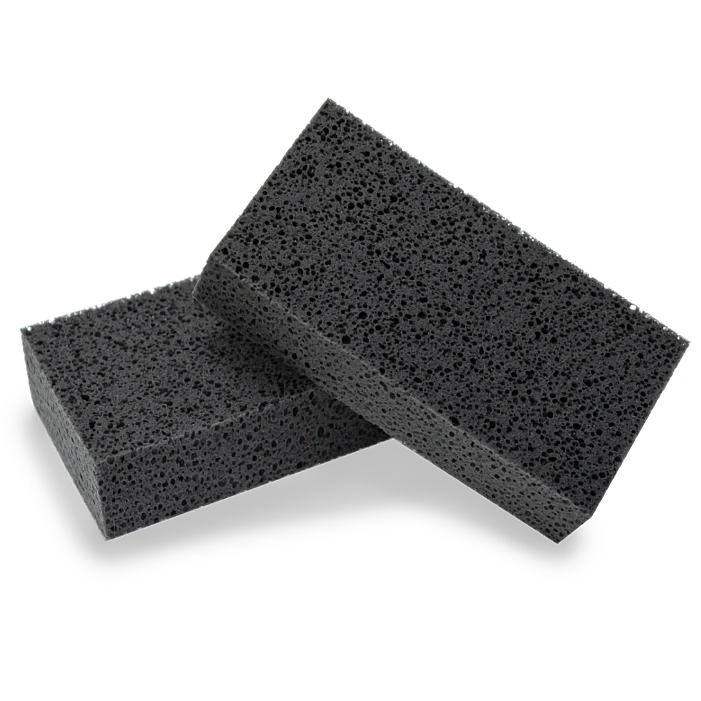 Губка пористая для мойки серая AuTech Autoschwamm RG30 200х100х50 мм - 2