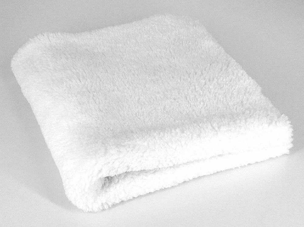 Микрофибра без обметки краев белая Adolf Bucher 12.0999W 550 г/кв см 40х40см - 4