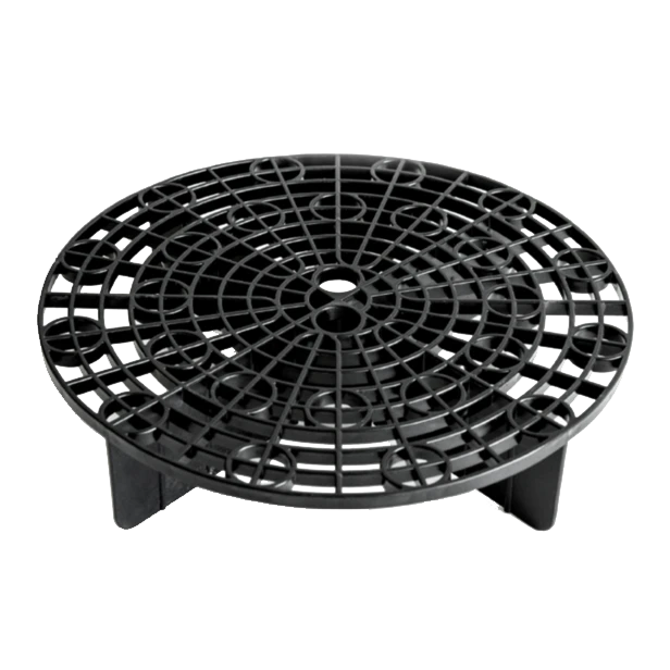 Ведро для мойки автомобиля с пескоотделителем один паз Autech Au-1053 белое - 2