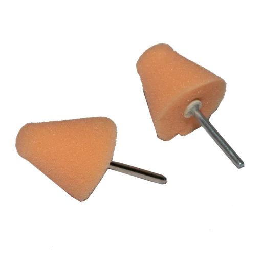 MaxShine Полировальник режущий конусный оранжевый 30х30 мм 2 шт. - 1