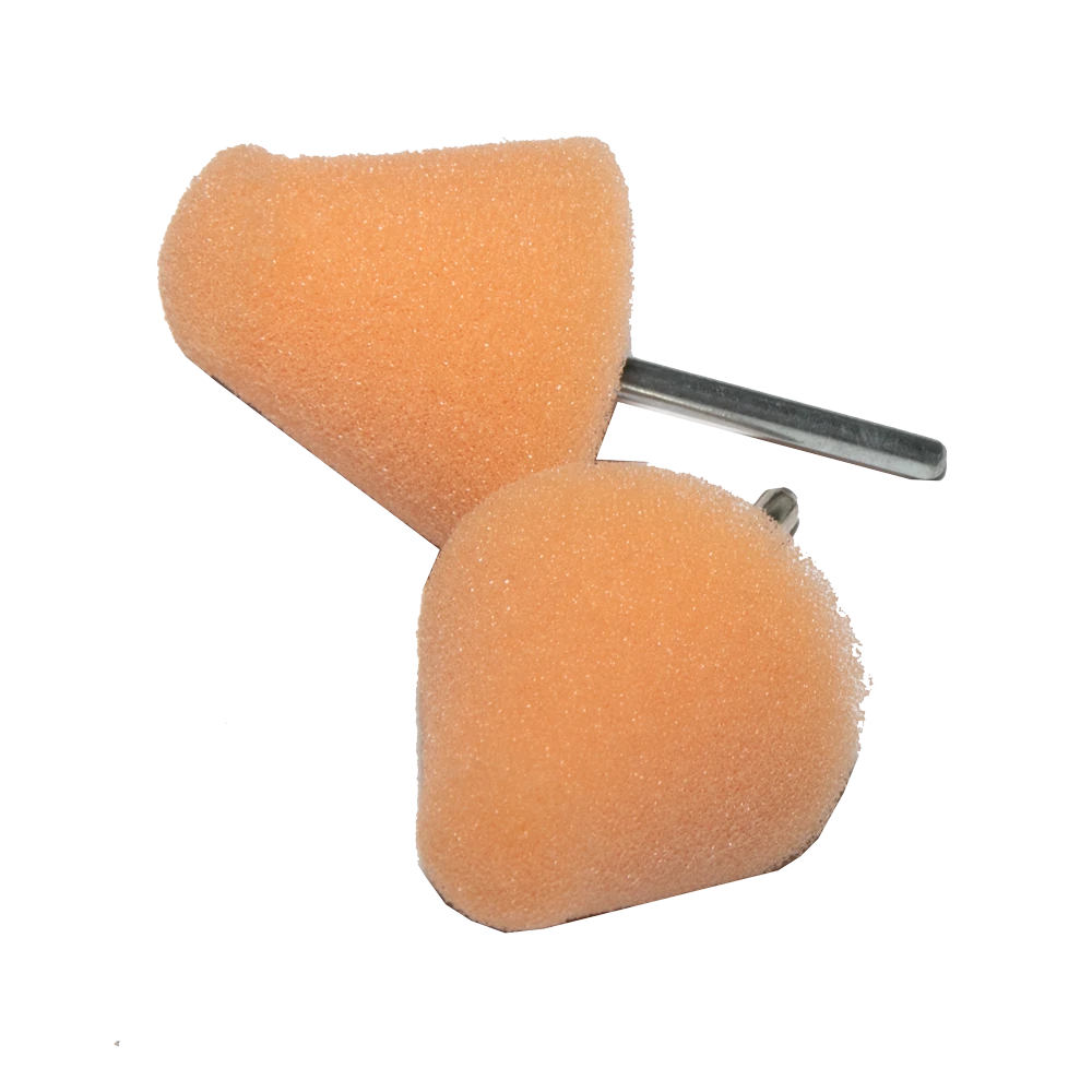 MaxShine Полировальник режущий конусный оранжевый 30х30 мм 2 шт. - 2