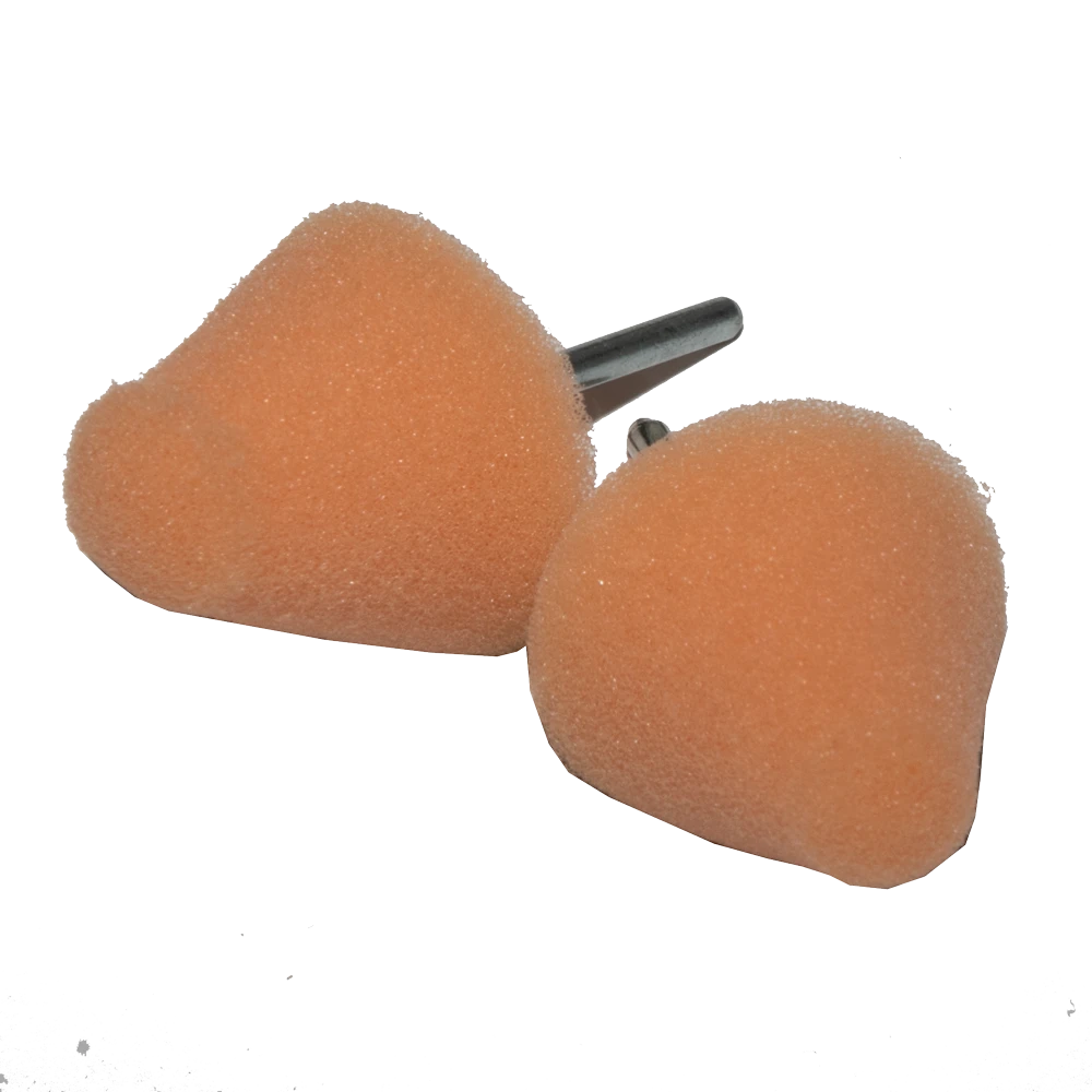 MaxShine Полировальник режущий конусный оранжевый 30х30 мм 2 шт. - 4