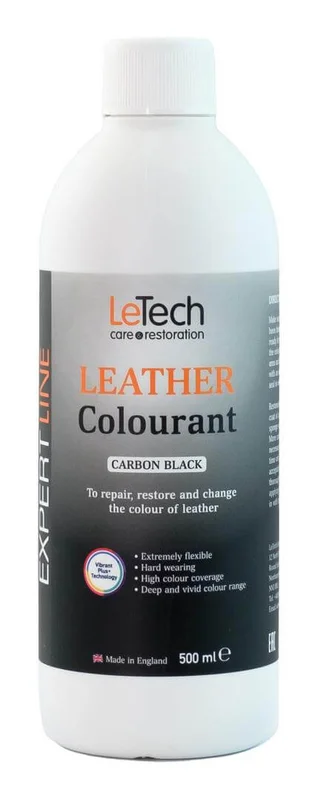 LeTech Краска для кожи Expert Line Leather Colourant Black, 500 мл - 1