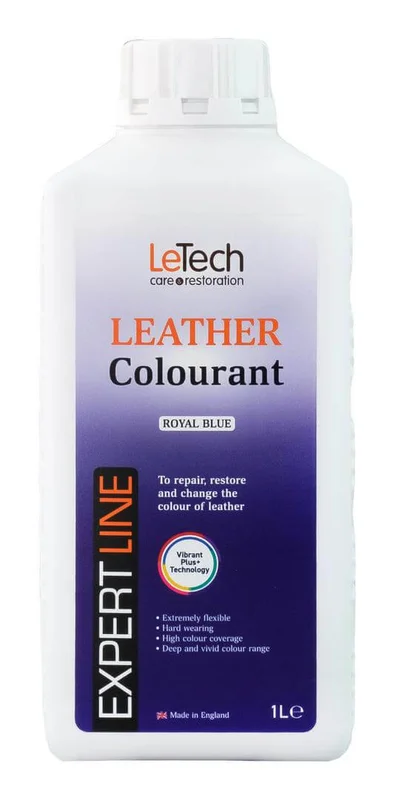 Краска для кожи LeTech Expert Line Leather Colourant Royal Blue 3LC1000EL04 1 л - 1