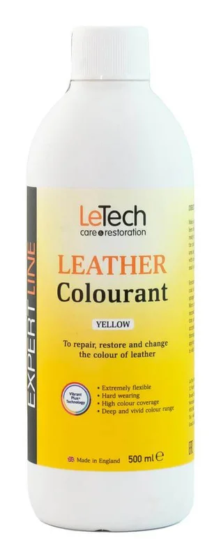 Краска для кожи LeTech Expert Line Leather Colourant Yellow 3LC500EL06 500 мл - 1