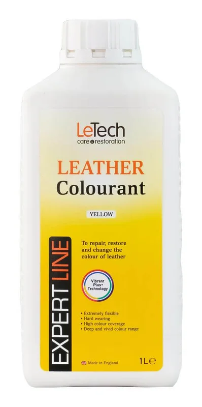 Краска для кожи LeTech Expert Line Leather Colourant Yellow 3LC1000EL06 1 л - 1
