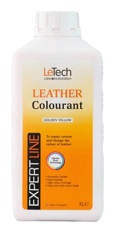 Краска для кожи LeTech Expert Line Leather Colourant Golden Yellow 3LC1000EL07 1 л - 1