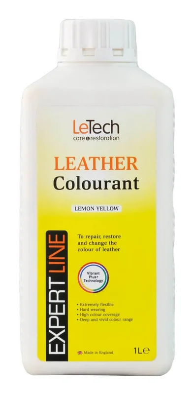 Краска для кожи LeTech Expert Line Leather Colourant Lemon Yellow 3LC1000EL08 1 л - 1