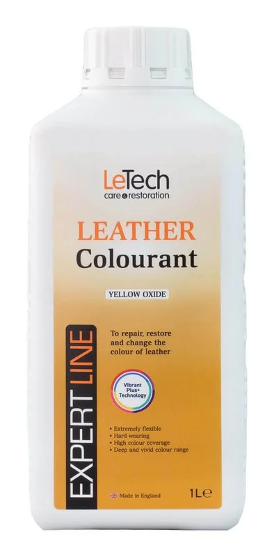 LeTech Краска для кожи Expert Line Leather Colourant Yellow Oxide, 1 л - 1