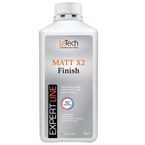 LeTech Гиперматовое покрытие для кожи Expert Line MATT X2 Finish, 1 л - 1