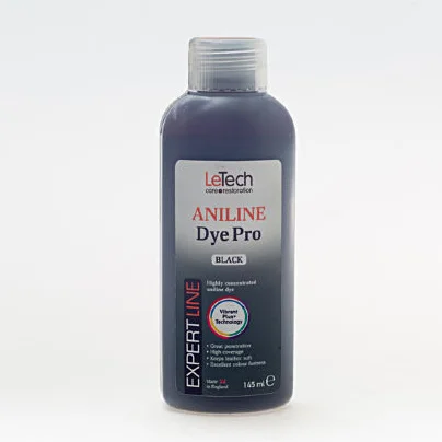 Анилиновый краситель для кожи LeTech Expert Line Aniline Dye Pro Black 3ADP145EL01 145 мл - 1