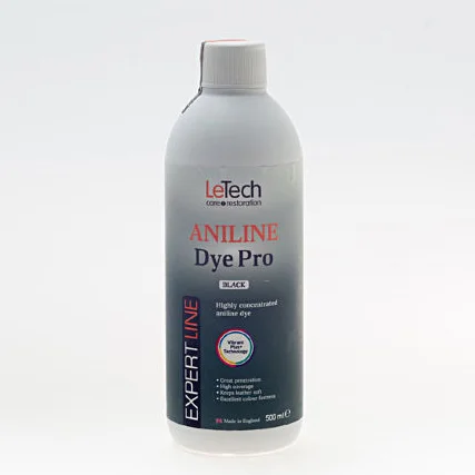Анилиновый краситель для кожи LeTech Expert Line Aniline Dye Pro Black 3ADP500EL01 500 мл - 1