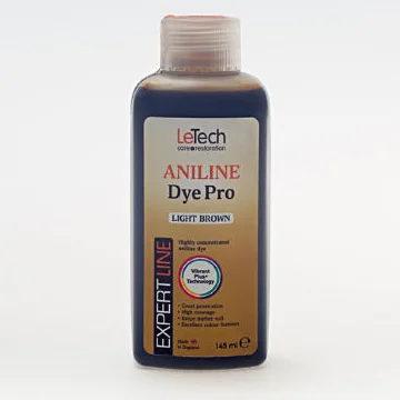 Анилиновый краситель для кожи LeTech Expert Line Aniline Dye Pro Light Brown 3ADP145EL04 145 мл - 1