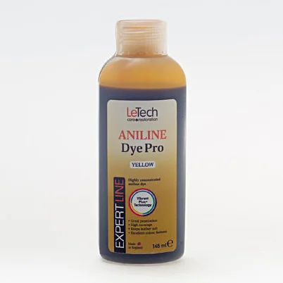 Анилиновый краситель для кожи LeTech Expert Line Aniline Dye Pro Yellow 3ADP145EL08 145 мл - 1