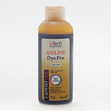 Анилиновый краситель для кожи LeTech Expert Line Aniline Dye Pro Yellow 3ADP500EL08 500 мл - 1