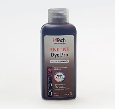 Анилиновый краситель для кожи LeTech Expert Line Aniline Dye Pro Medium Brown 3ADP145EL13 145 мл - 1