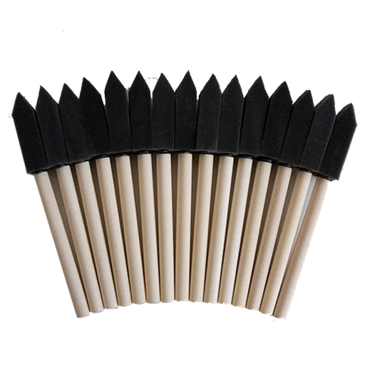 Губка - шпатель на деревянной ручке AuTech Au-254 15 шт - 1