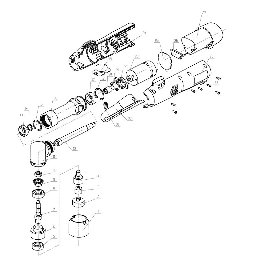 Полировальная машинка роторная AuTech IBRID NANO Au-3026-3 айбрид - 5