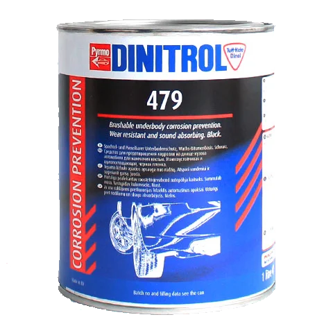 Жидкая шумоизоляция автомобиля Dinitrol 479 напыляемая жидкие подкрылки 1 л - 1