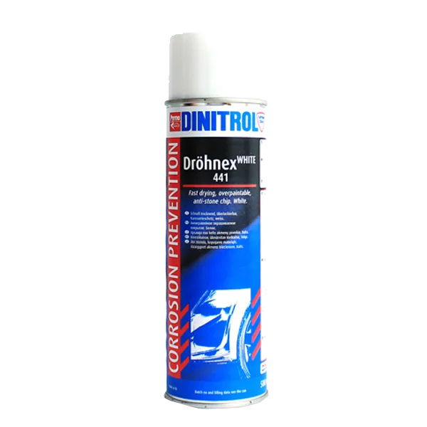 Антигравий Dinitrol 441 11025 в баллончиках белый окрашиваемый 0,5 л - 1