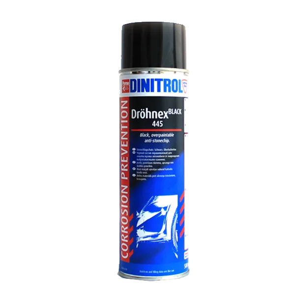 Антигравий Dinitrol 445 11045 в баллончиках черный окрашиваемый 0,5 л - 1