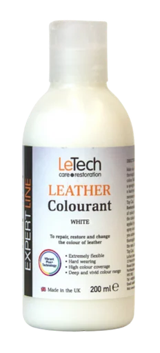 Краска для кожи LeTech Expert Line Leather Colourant White 3LC200EL01 200 мл - 1