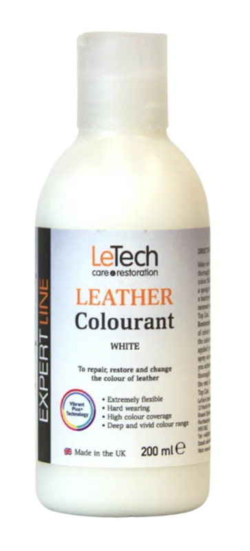 Краска для кожи LeTech Expert Line Leather Colourant White 3LC200EL01 200 мл - 1