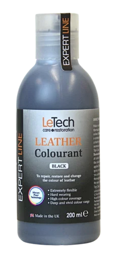 Краска для кожи LeTech Expert Line Leather Colourant Black 3LC200EL02 200 мл - 1