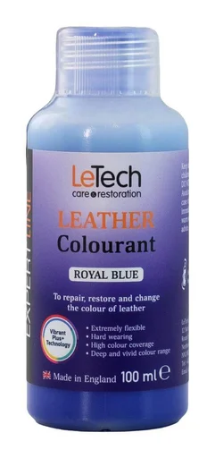 Краска для кожи LeTech Expert Line Leather Colourant Royal Blue 3LC100EL04 100 мл - 1