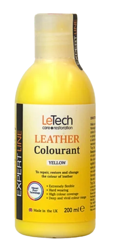 Краска для кожи LeTech Expert Line Leather Colourant Yellow 3LC200EL06 200 мл - 1