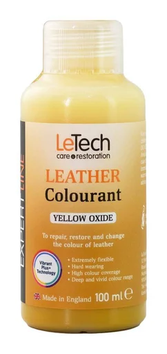 Краска для кожи LeTech Expert Line Leather Colourant Yellow Oxide 3LC100EL09 100 мл - 1