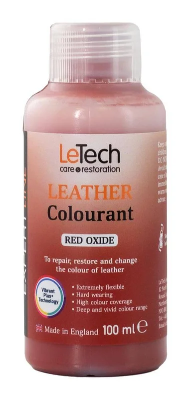 Краска для кожи LeTech Expert Line Leather Colourant Red Oxide 3LC100EL10 100 мл - 1