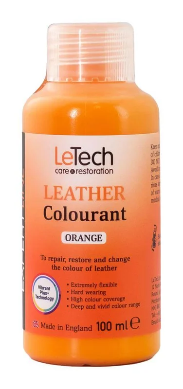 Краска для кожи LeTech Expert Line Leather Colourant Orange 3LC100EL11 100 мл - 1