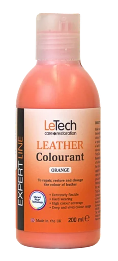 Краска для кожи LeTech Expert Line Leather Colourant Orange 3LC200EL11 200 мл - 1