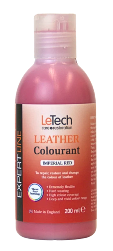 Краска для кожи LeTech Expert Line Leather Colourant Imperial Red 3LC200EL13 200 мл - 1