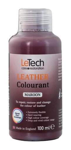 Краска для кожи LeTech Expert Line Leather Colourant Maroon 3LC100EL16 100 мл - 1