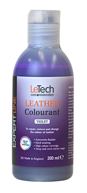 Краска для кожи LeTech Expert Line Leather Colourant Violet 3LC200EL20 200 мл - 1
