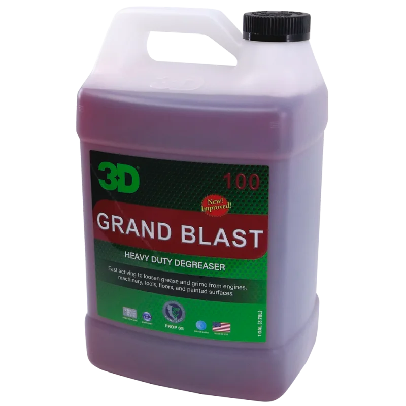 Очиститель обезжириватель двигателя 3D Grand Slam 100G05 18,93 л - 1
