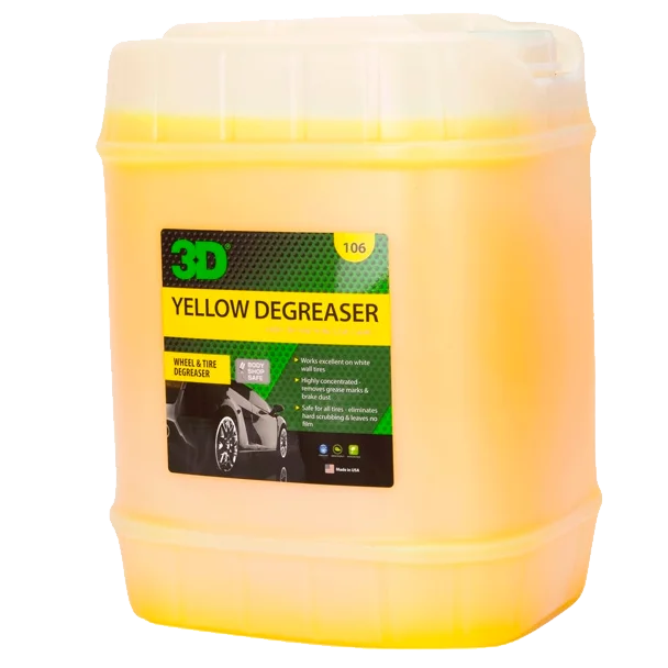 Очиститель покрышек и резины 3D Yellow Degreaser 106G05 18,93 л - 1