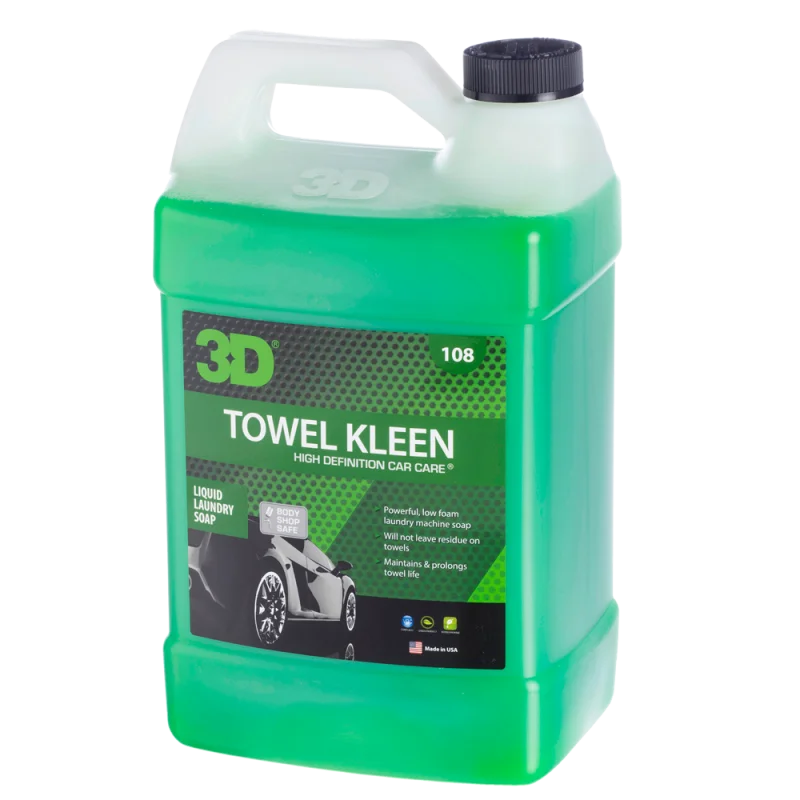 3D Car Care Средство для стирки полотенец Towel Kleen, 3.78 л - 1
