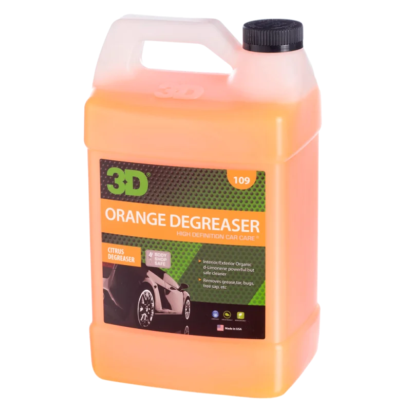 3D Car Care Универсальный очиститель с D-лимонел Orange Degreaser 109, 3.78 л - 1