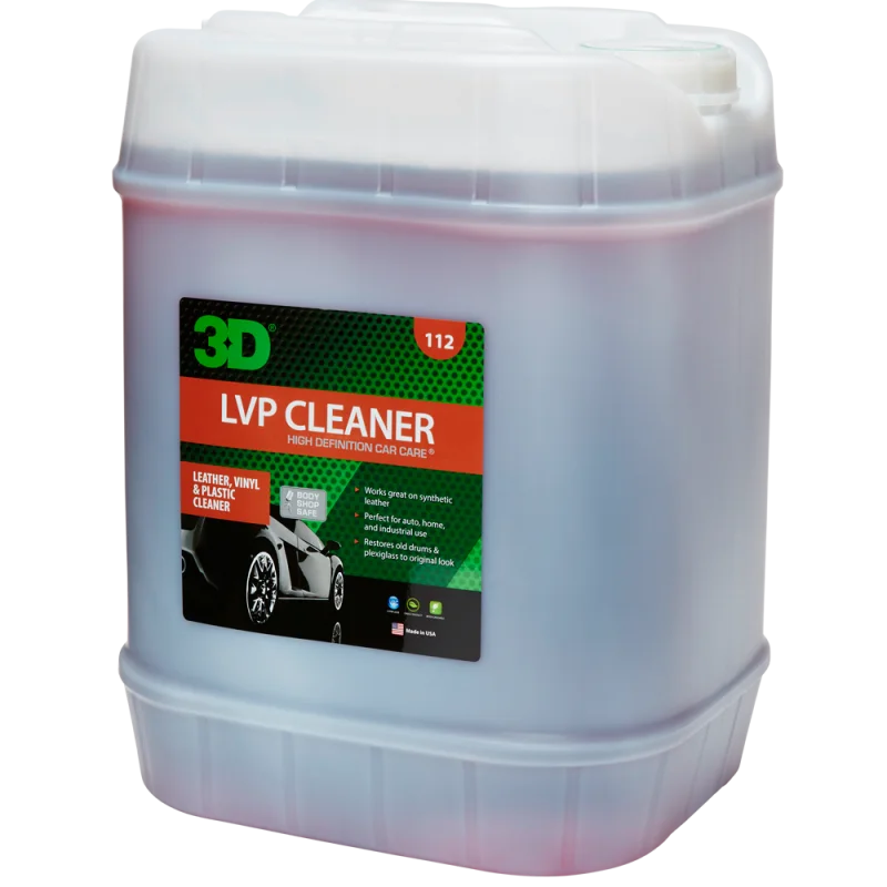 3D Car Care Очиститель кожи винила и пластика LVP Cleaner, 18.93 л - 1