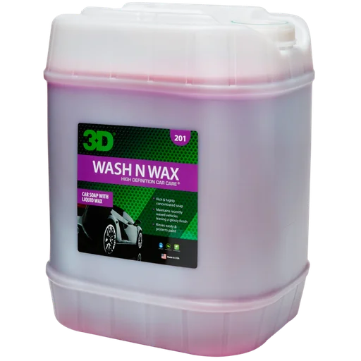 3D Car Care Ручной автошампунь с воском 2в1 Wash N Wax, 18.93 л - 1