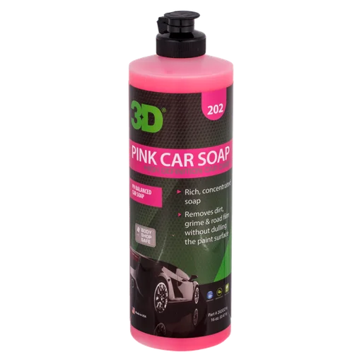 Автошампунь 3D Pink Car Soap 202OZ16 0,47 л - 1